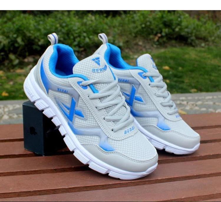 Mens Lightweight Breathable Mesh Walking Sneakers Athletic Shoes