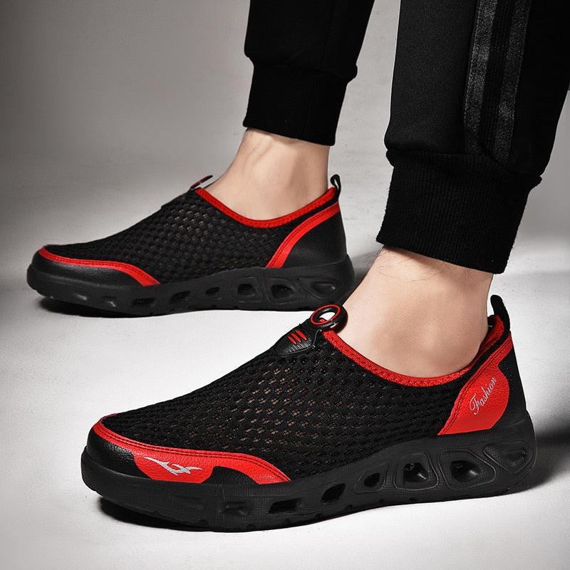 Stevvex quick-dry mesh water sneakers for outdoor sports and beach