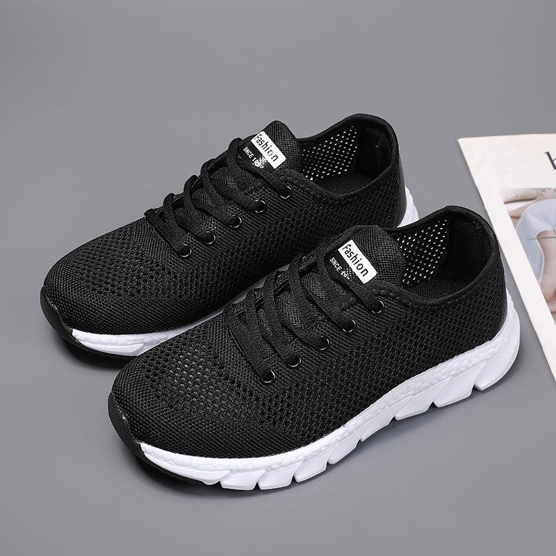 Women's Lightweight Mesh Sneakers - Breathable Non-Slip Walking Shoes