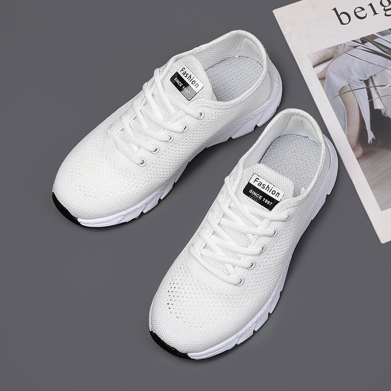 Women's Lightweight Mesh Sneakers - Breathable Non-Slip Walking Shoes