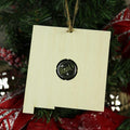 New Mexico Beer Cap Map Ornaments