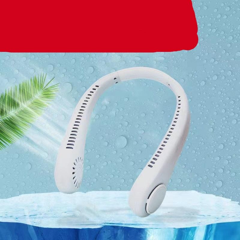 Bladeless Portable Neck Fan - Rechargeable Sports Air Cooler