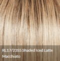 Model Mode Long Layered Wig with Barrel Curls - Shaded Iced Latte