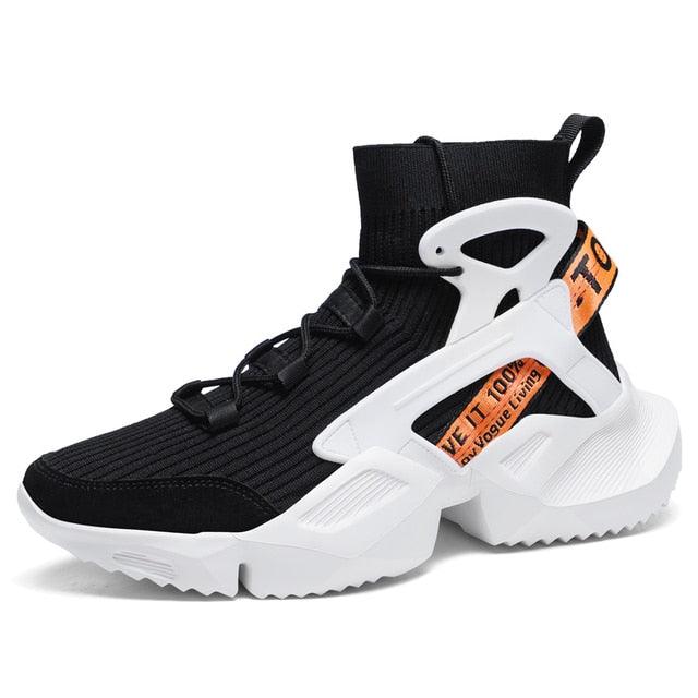 Men's Non-Slip Mesh Casual Sneakers with Height Increasing Sole
