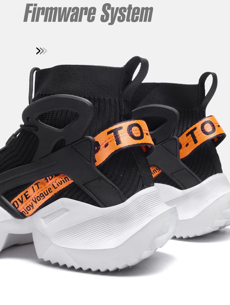 Men's Non-Slip Mesh Casual Sneakers with Height Increasing Sole