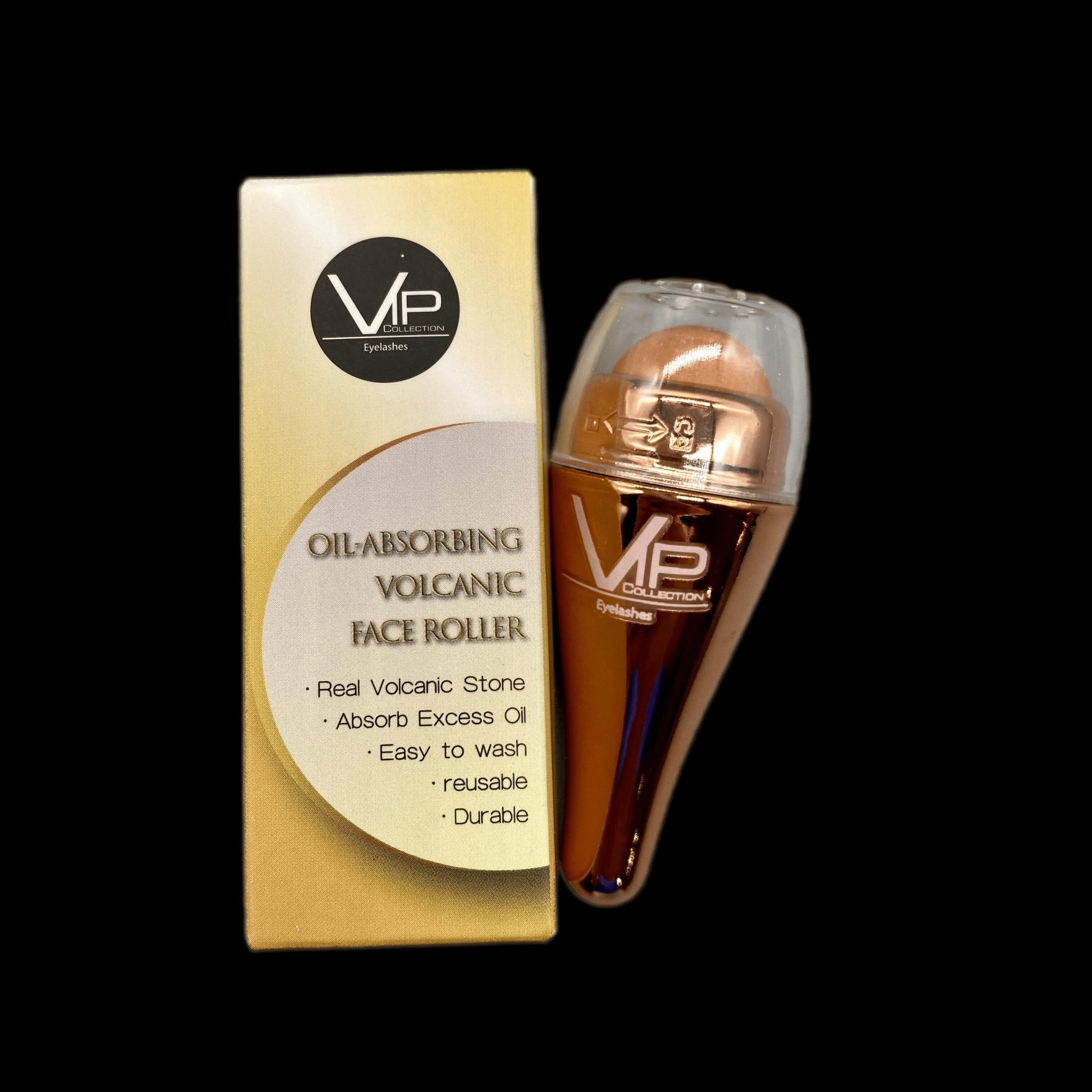 Compact Oil Absorbing Volcanic Face Roller for instant matte skin finish