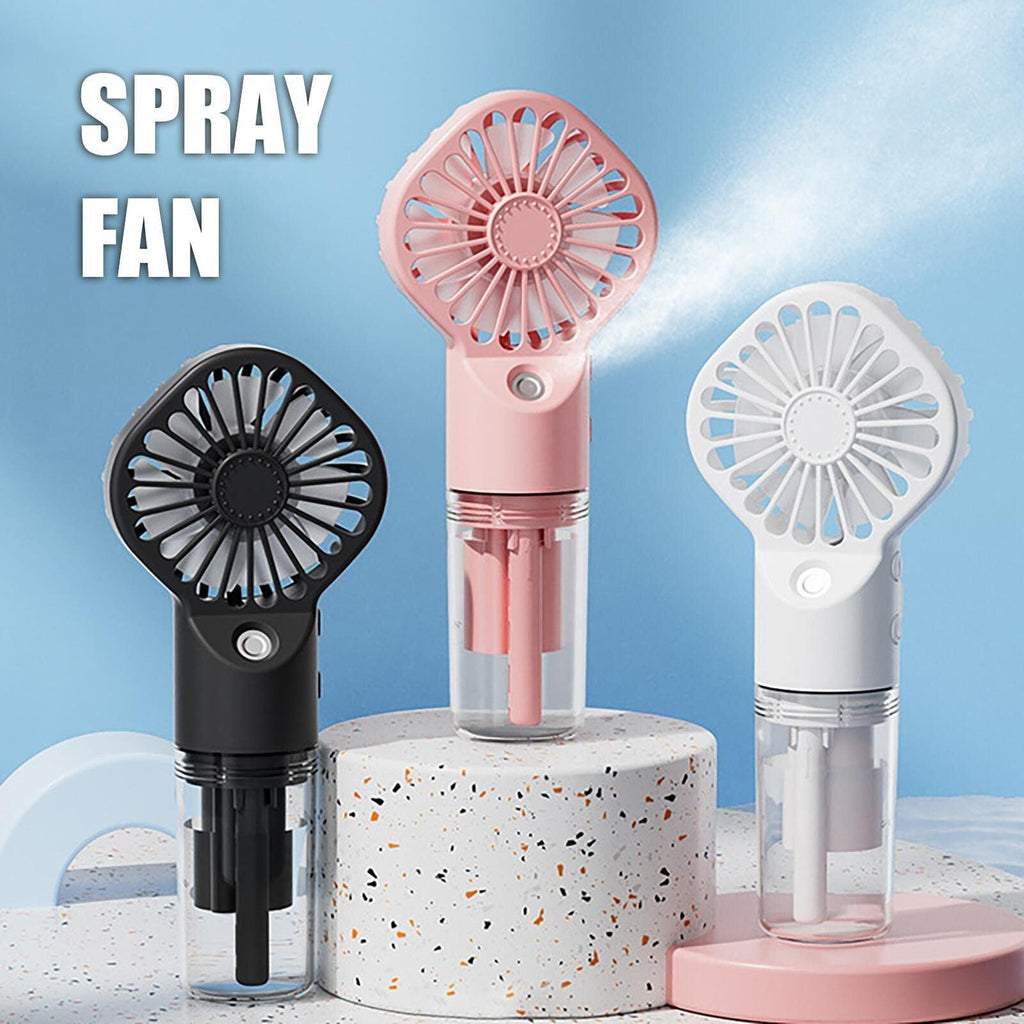 Portable Handheld Misting Fan with Nano Atomization - 4 Speed