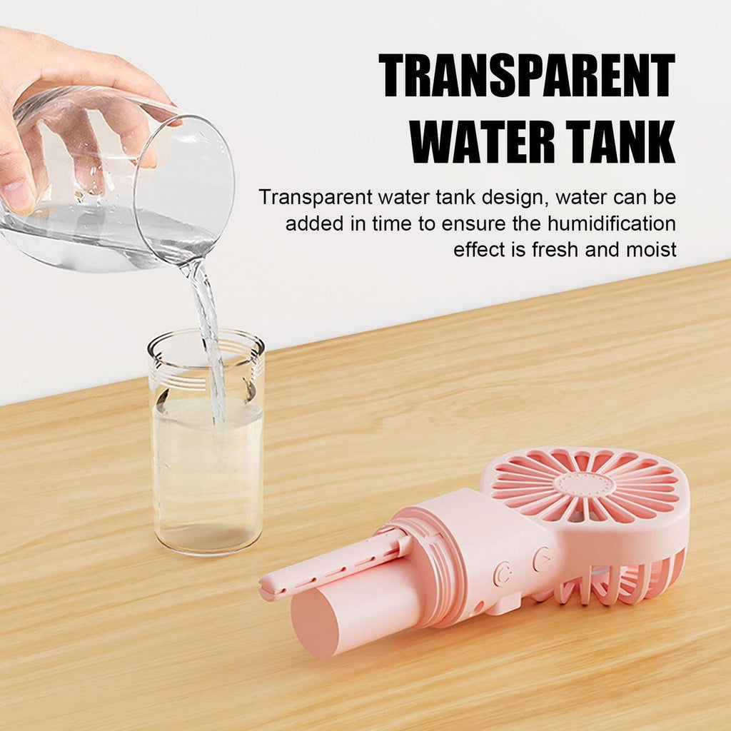 Portable Handheld Misting Fan with Nano Atomization - 4 Speed