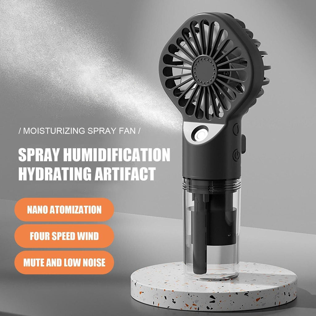 Portable Handheld Misting Fan with Nano Atomization - 4 Speed