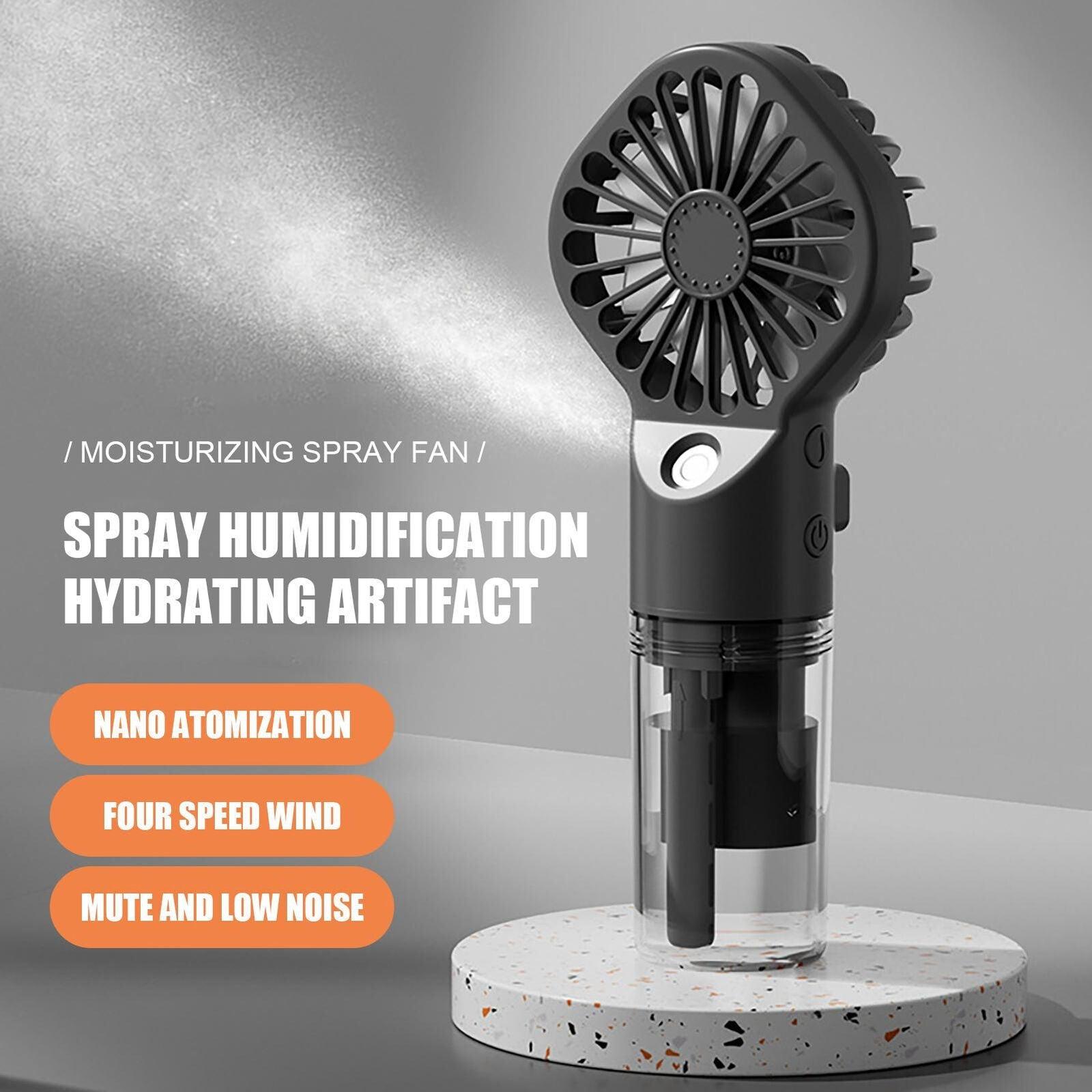 Portable Handheld Misting Fan with Nano Atomization - 4 Speed