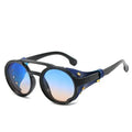 Retro Round Frame Sunglasses for Men, Vintage UV400 Style