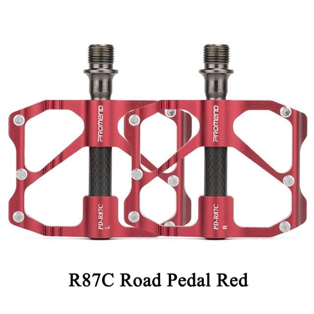 Ultra-Light Aluminum Flat Platform Bike Pedals with 3 Bearings
