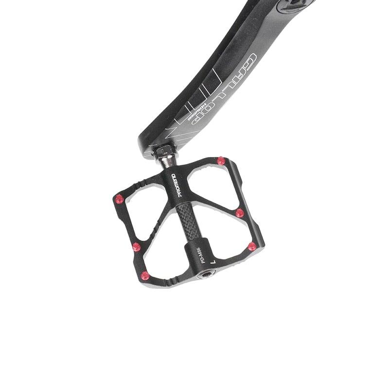 Ultra-Light Aluminum Flat Platform Bike Pedals with 3 Bearings