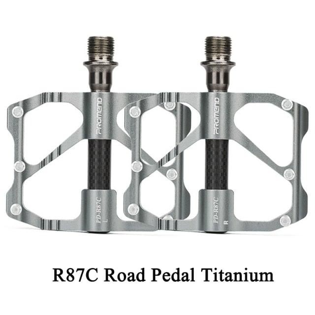 Ultra-Light Aluminum Flat Platform Bike Pedals with 3 Bearings