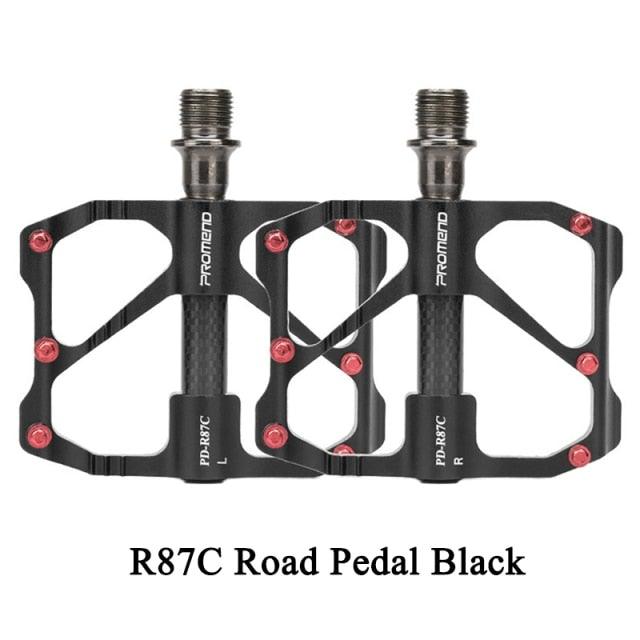 Ultra-Light Aluminum Flat Platform Bike Pedals with 3 Bearings