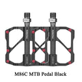 Ultra-Light Aluminum Flat Platform Bike Pedals with 3 Bearings