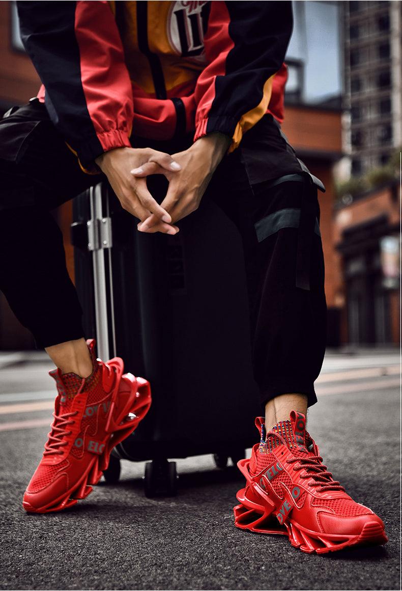Men's Breathable Flying Woven Mesh Running & Athletic Trainers