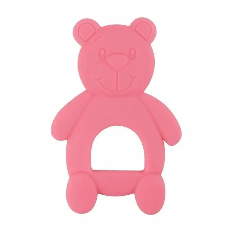 Minimalist Bear Silicone Baby Teether - BPA Free Chew Toy