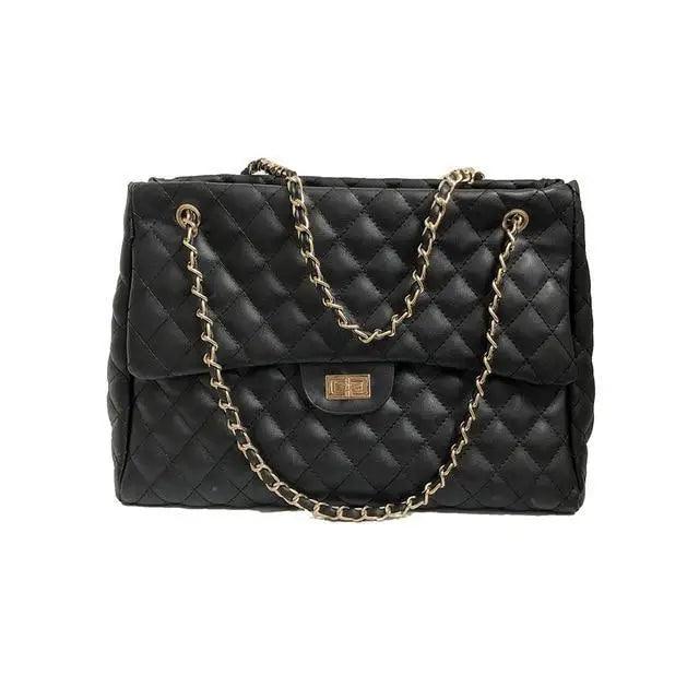 Designer Women’s Large Capacity PU Leather Shoulder Bag