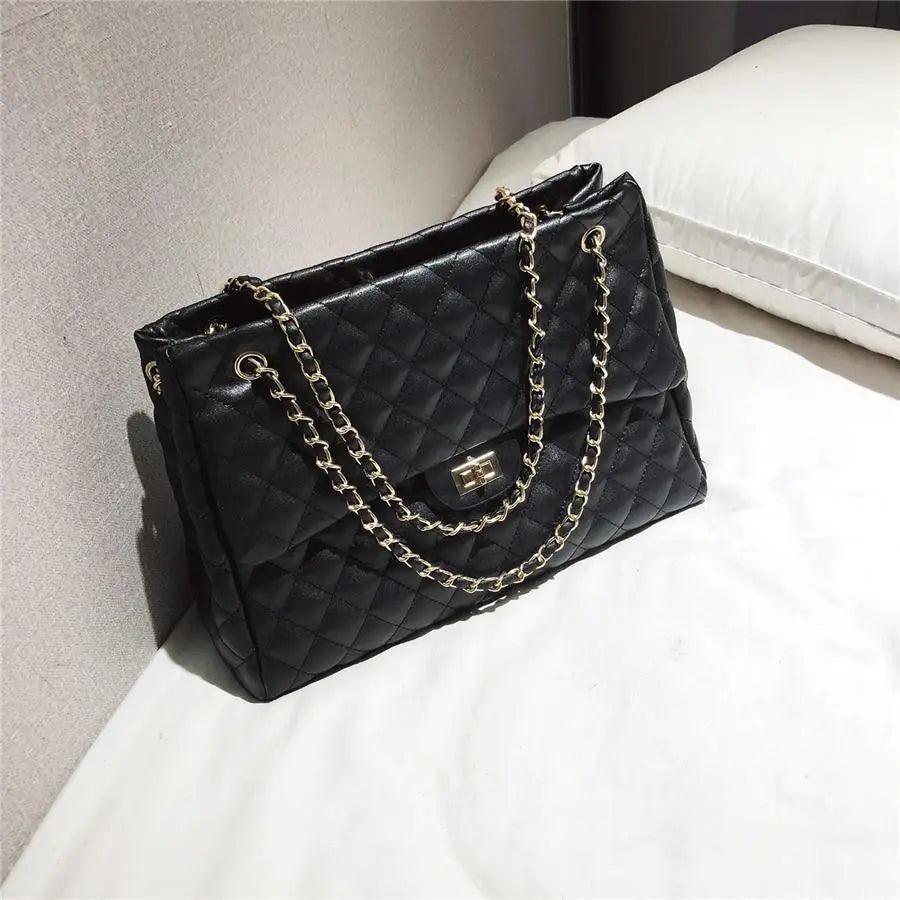 Designer Women’s Large Capacity PU Leather Shoulder Bag