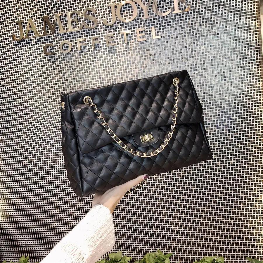 Designer Women’s Large Capacity PU Leather Shoulder Bag