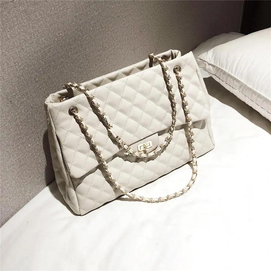 Designer Women’s Large Capacity PU Leather Shoulder Bag