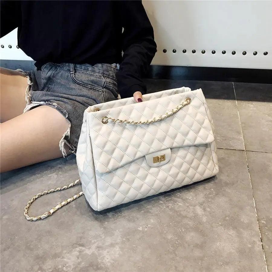 Designer Women’s Large Capacity PU Leather Shoulder Bag