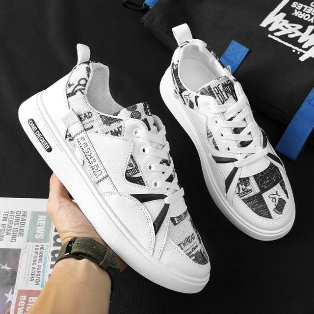 Men's Mixed Color Black Running & Walking Sneakers