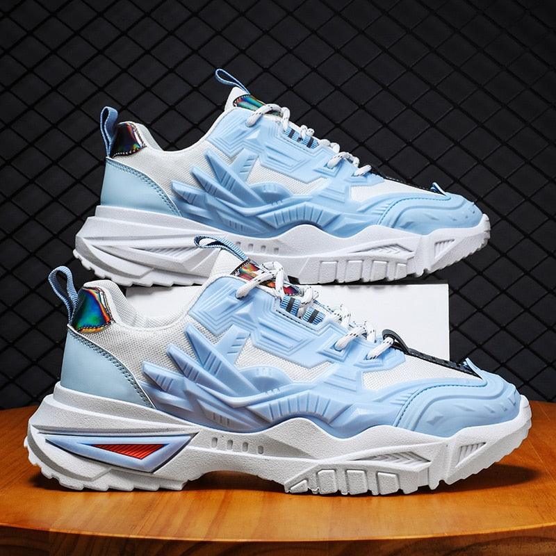 Men's Mixed Color Black Running & Walking Sneakers