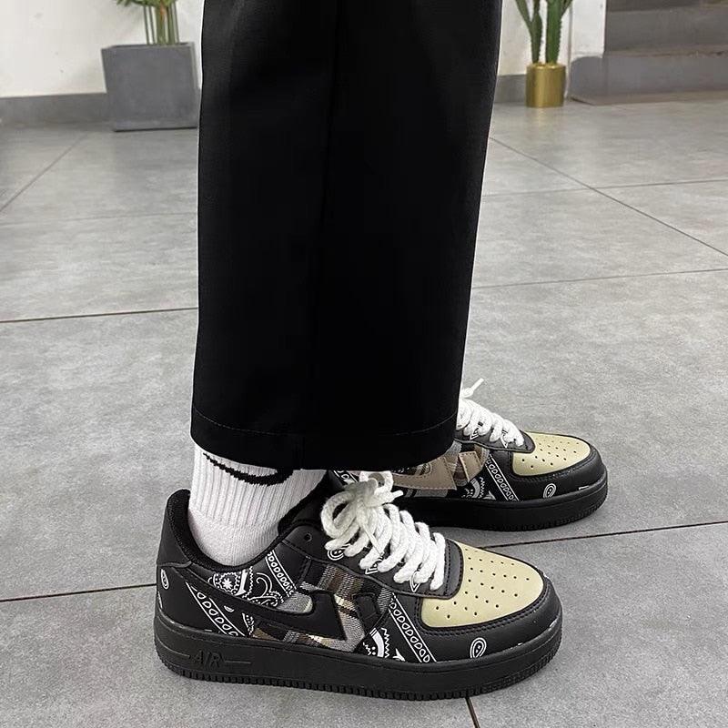Unisex Thick-Soled Street Dance Sneakers - Modern Casual Shoes