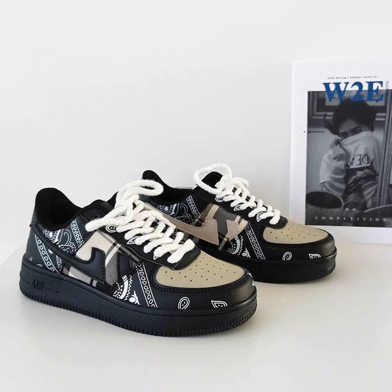 Unisex Thick-Soled Street Dance Sneakers - Modern Casual Shoes