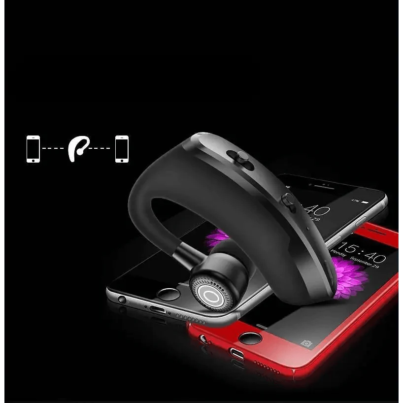 Hands-Free Wireless Business Bluetooth Headset with Mic, Black