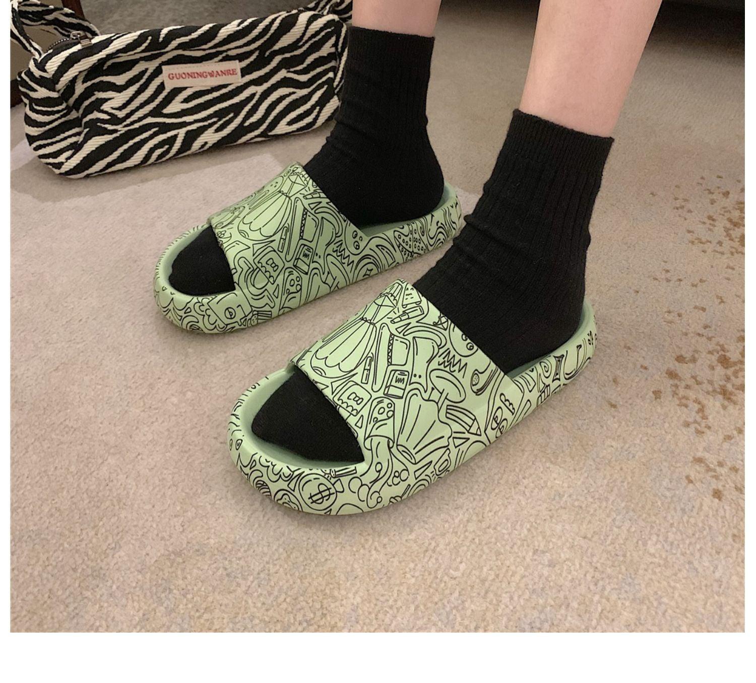 Ultra-Soft Thick-Soled Non-Slip Indoor Outdoor Platform Slides