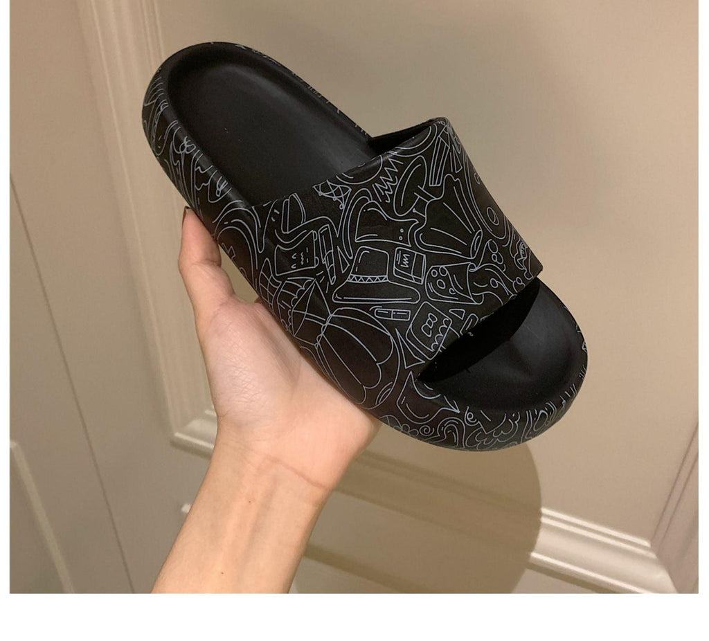 Ultra-Soft Thick-Soled Non-Slip Indoor Outdoor Platform Slides