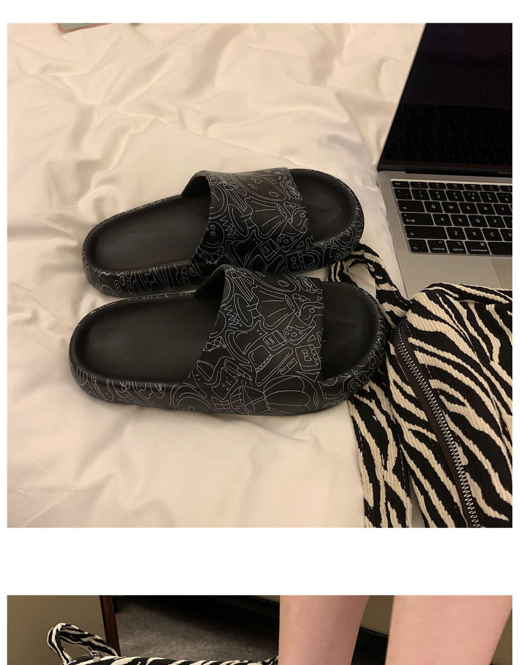 Ultra-Soft Thick-Soled Non-Slip Indoor Outdoor Platform Slides