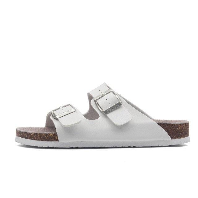 Double Buckle EVA Beach Slides Adjustable Arch Support Sandals