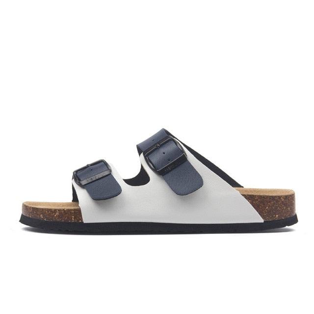 Double Buckle EVA Beach Slides Adjustable Arch Support Sandals