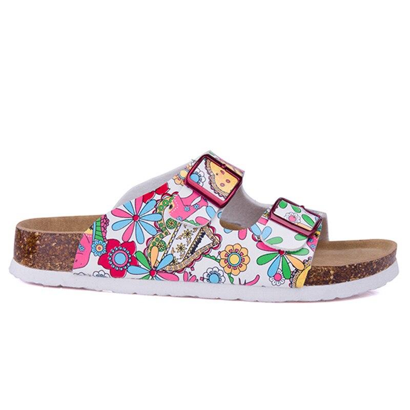 Double Buckle EVA Beach Slides Adjustable Arch Support Sandals