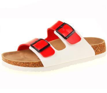 Double Buckle EVA Beach Slides Adjustable Arch Support Sandals