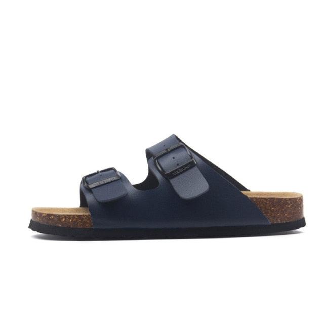Double Buckle EVA Beach Slides Adjustable Arch Support Sandals