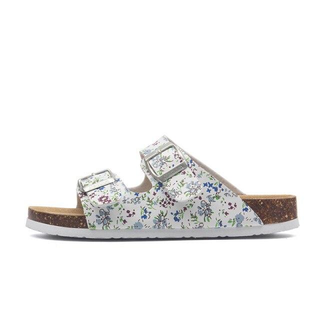 Double Buckle EVA Beach Slides Adjustable Arch Support Sandals