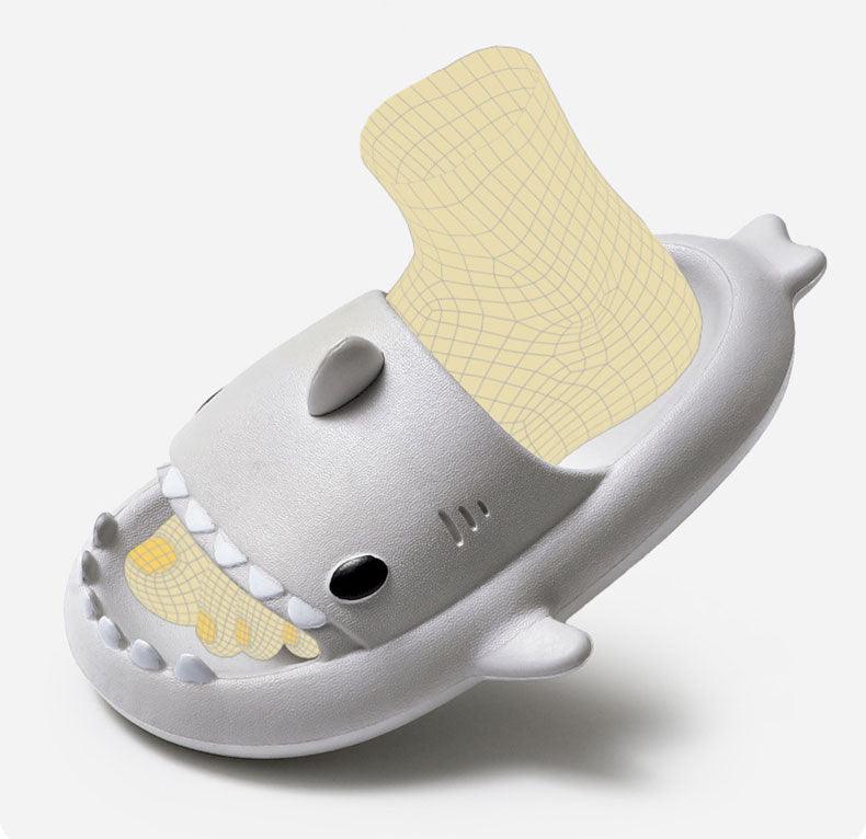 Lovely Shark Shape Slides Lightweight Kids Non-Slip Beach Sandals