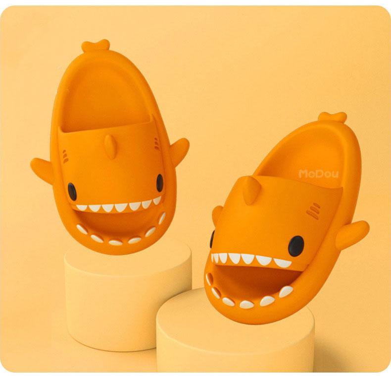 Lovely Shark Shape Slides Lightweight Kids Non-Slip Beach Sandals