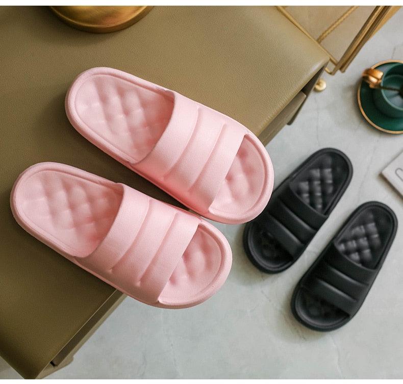 Thick Sole EVA Cloud Slides Non-Slip Waterproof Shower Sandals