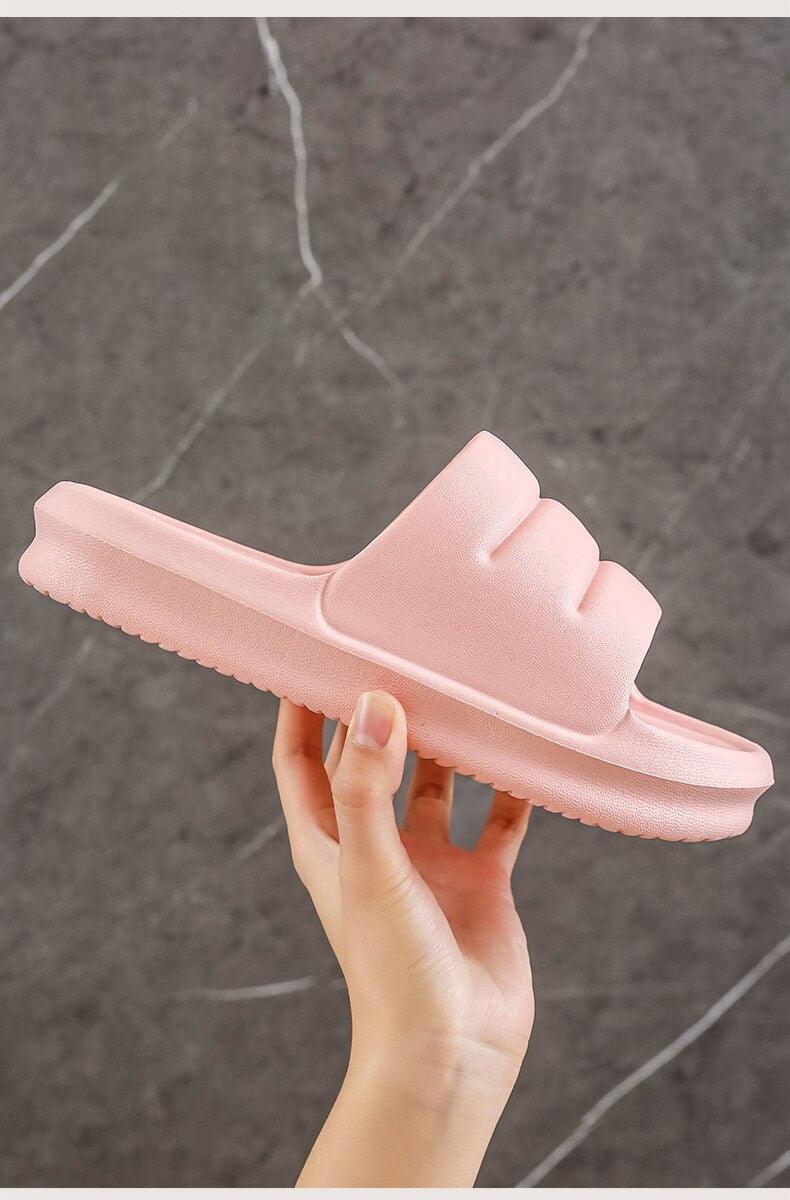 Thick Sole EVA Cloud Slides Non-Slip Waterproof Shower Sandals