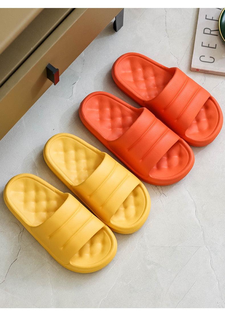 Thick Sole EVA Cloud Slides Non-Slip Waterproof Shower Sandals