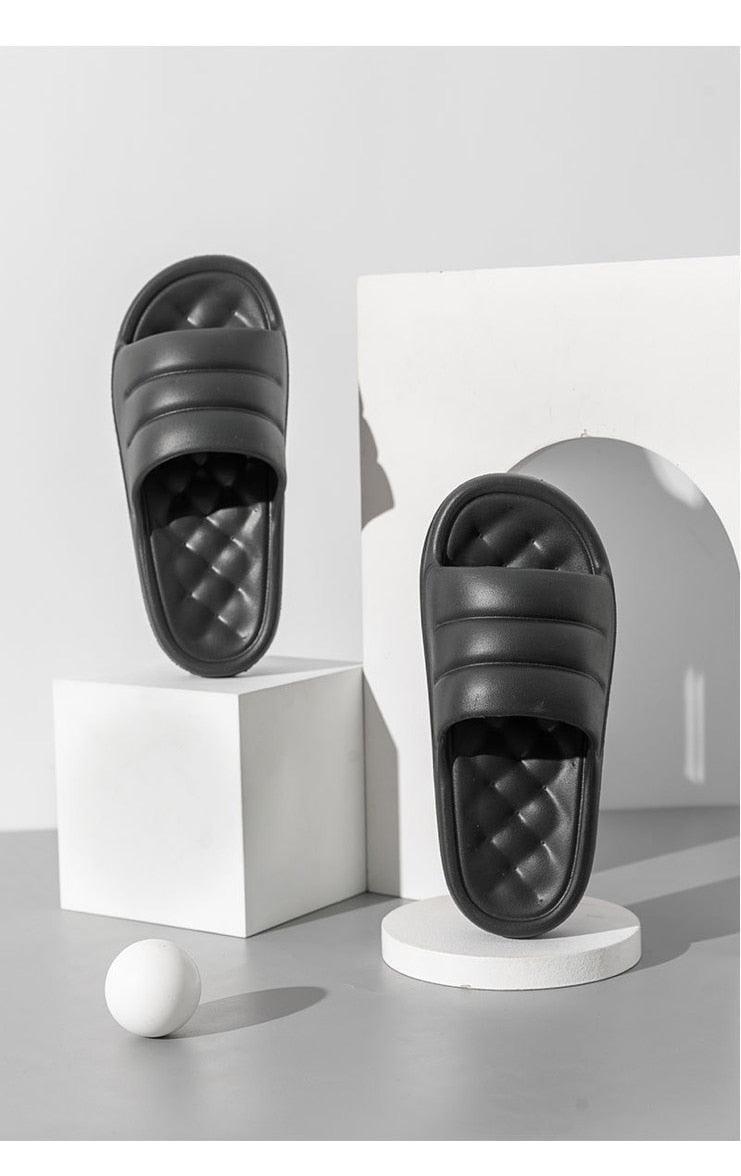 Thick Sole EVA Cloud Slides Non-Slip Waterproof Shower Sandals