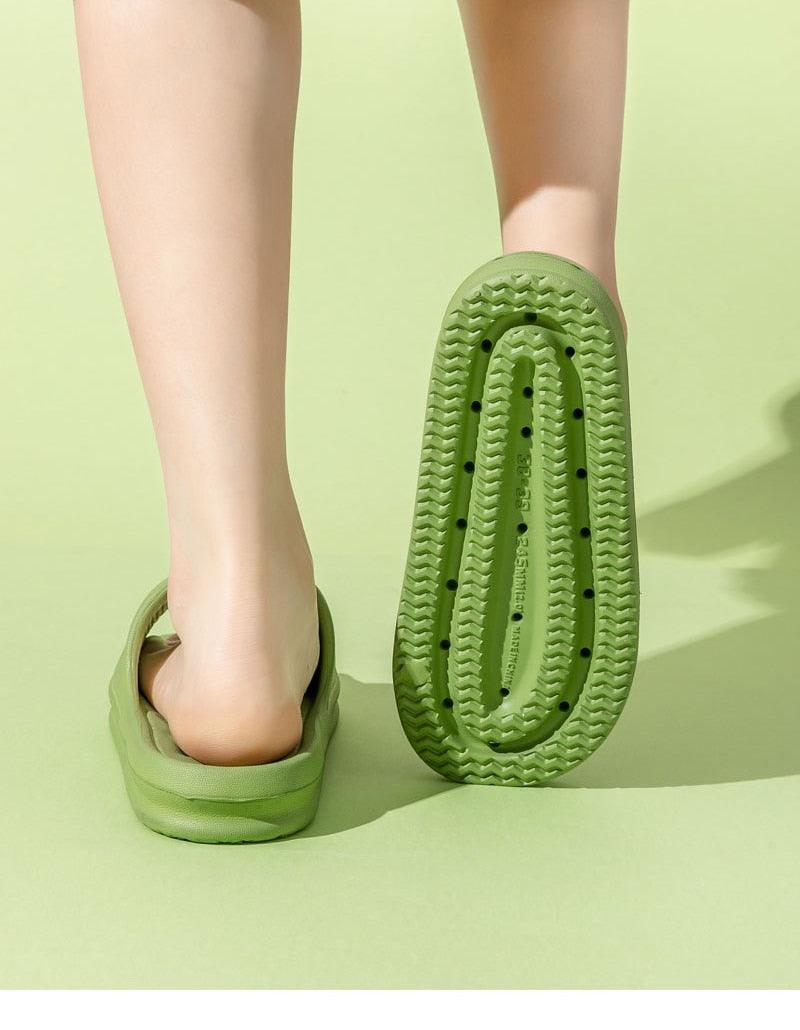 Thick Sole EVA Cloud Slides Non-Slip Waterproof Shower Sandals