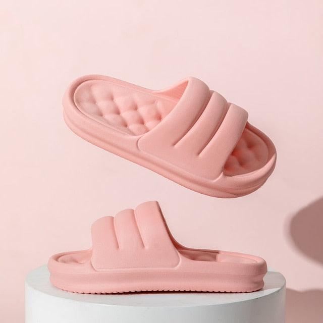 Thick Sole EVA Cloud Slides Non-Slip Waterproof Shower Sandals