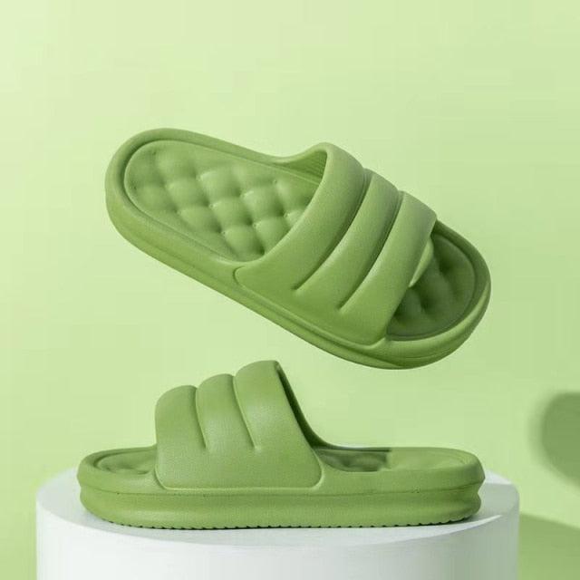Thick Sole EVA Cloud Slides Non-Slip Waterproof Shower Sandals